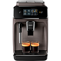 Кавомашина Philips Series 1200 1.8л, зерно, ручний капучинатор, авторецептів - 2, чорний EP1224/00