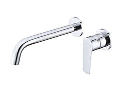 Комплект для раковини (вмонтов.в стіну),хром AIM,DG504 chrome