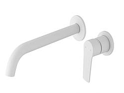 Комплект для раковини (вмонтов.в стіну),білий AIM,DG504 frosted white