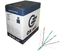 Кабель звита пара FTP 4x2х0,51cat.5E білий КПВЕ-ВП Одескабель