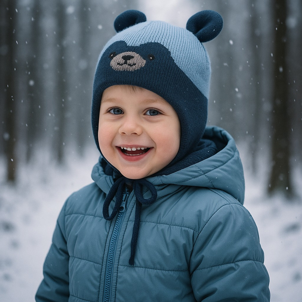 Зимова шапка для малюків TuTu 3-007602 (38-42, 42-46), фото 1