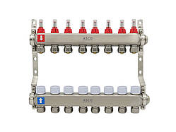 Колекторна група з витратомірами ASCO, нерж. SS304 1"х16*2.0, 8 виходів ASMG-11.11-018