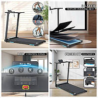 Бігова доріжка до 120 кг 10 км/год FitToSky ES-T3806 з амортизацією