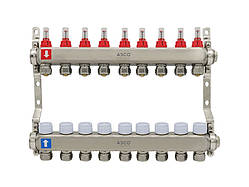 Колекторна група з витратомірами ASCO, нерж. SS304 1"х16*2.0, 9 виходів ASMG-11.11-019