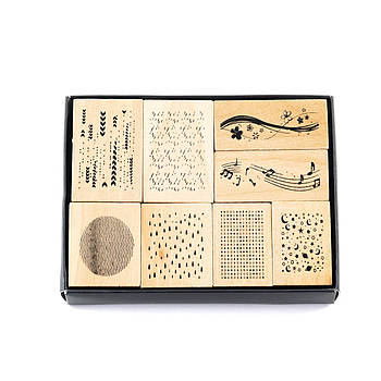 Набір дерев'яних штампів для скрапбукінгу Фони CHT234