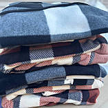 Зипка в клетку женская на молнии с капюшоном теплая флис Полар 42-46 48-52, фото 3