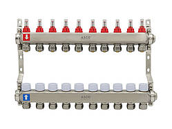 Колекторна група з витратомірами ASCO, нерж. SS304 1"х16*2.0, 10 виходів ASMG-11.11-020