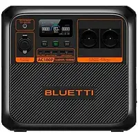 Зарядна універсальна електростанція з функцією ДБЖ Bluetti AC180P (LiFePO41440 Вт·год), Портативна батарея, Безперебійник 1800 Вт