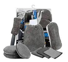 Набір для догляду за автомобілем із 9 предметів на мікрофібрі Car Cleaning Kid