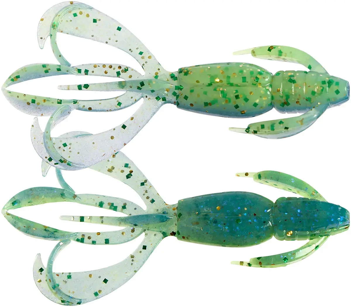 Силикон Keitech Crazy Flapper 4.4" (6 шт/уп) ц:ea#17 midnight chart back