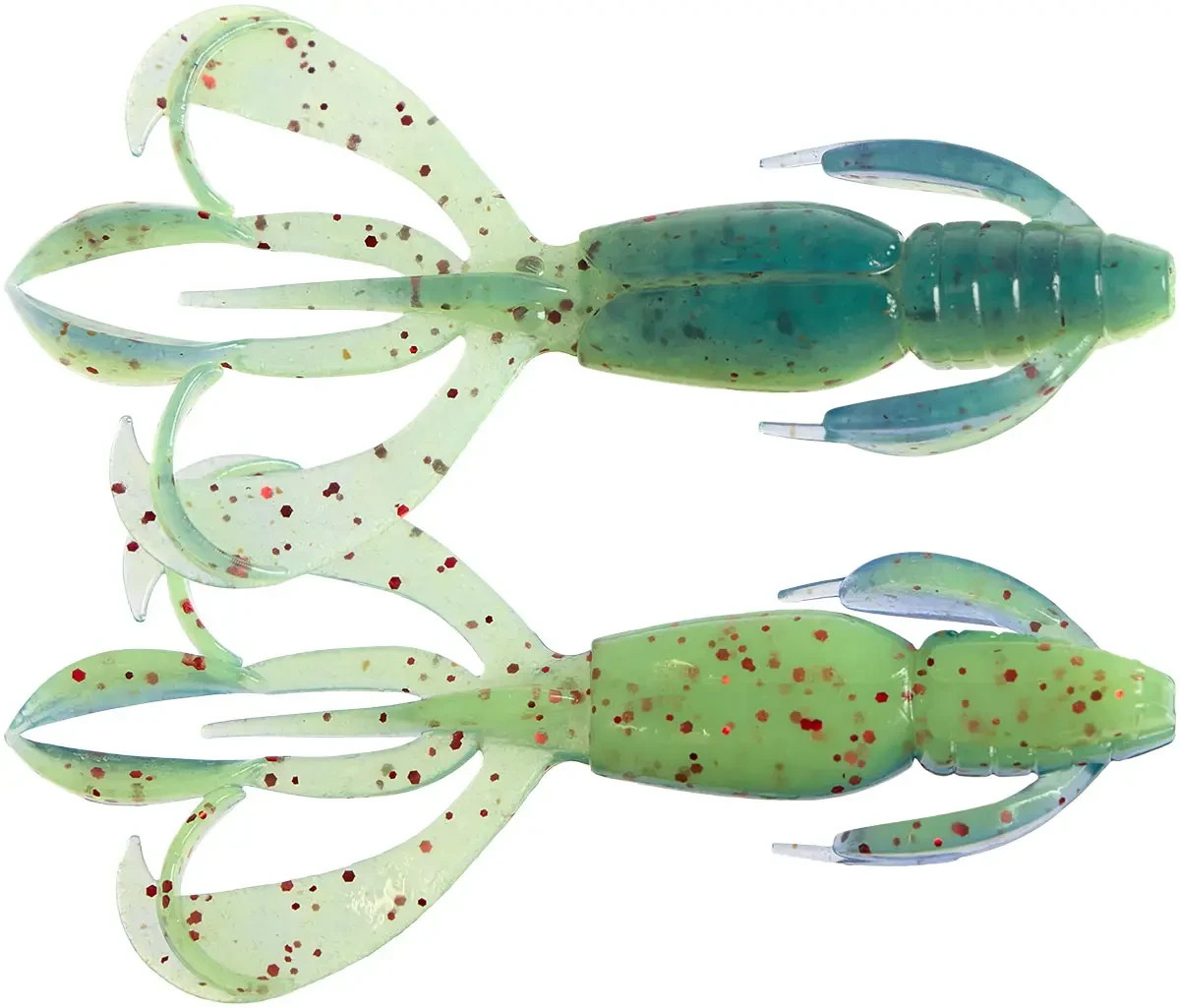 Силікон Keitech Crazy Flapper 4.4" (6 шт./пач.):ea#20 violet chart red flk