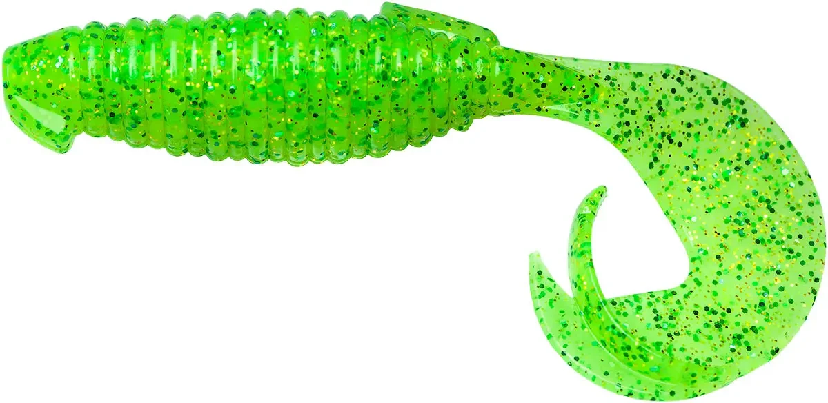 Силікон Keitech Flapper Grub 4" (7 шт/уп) к:424 lime chartreuse