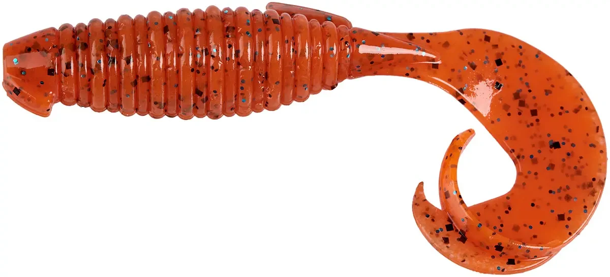 Силікон Keitech Flapper Grub 4" (7 шт/уп) к:ea#13 spicy mustard/blue