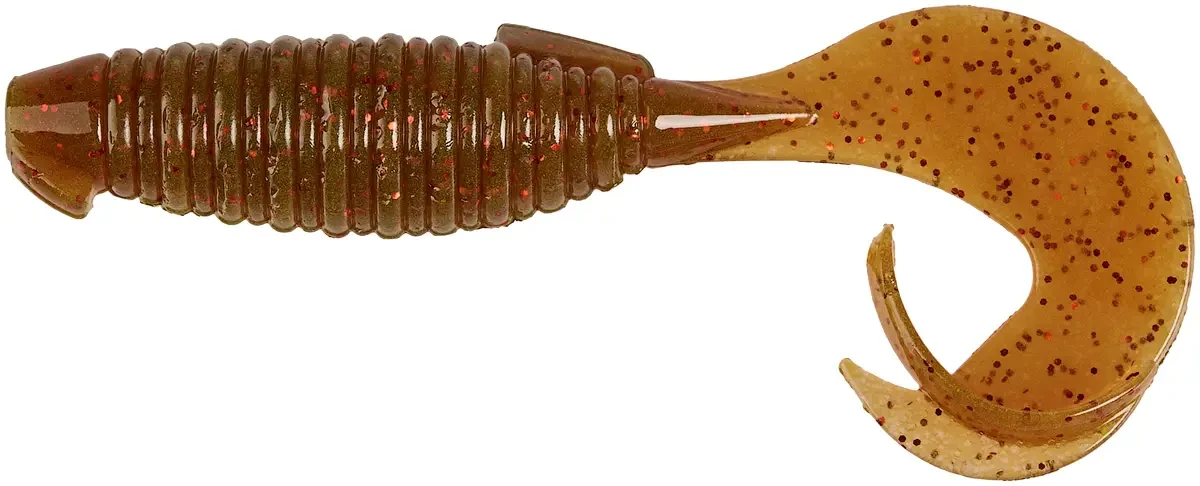 Силікон Keitech Flapper Grub 4" (7 шт/уп) к:pal#07 motoroil red flake