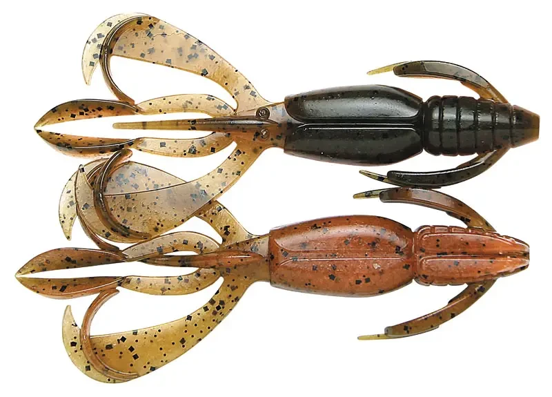 Силікон Keitech Crazy Flapper 3.6" (7 шт/уп) к:438 green pumpkin fire