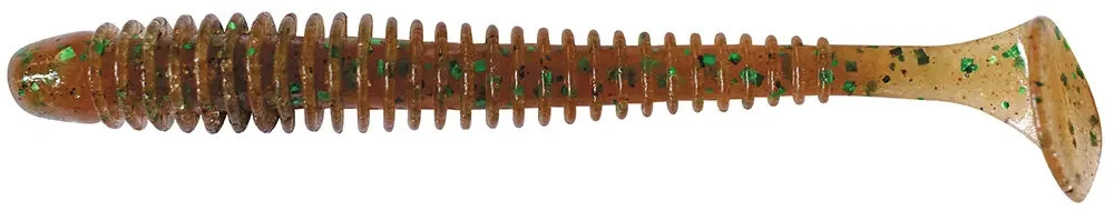 Силикон Keitech Swing Impact 4.5" (6 шт/уп) ц:ea#02 peach green flk.