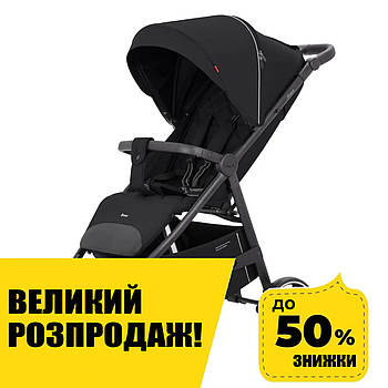 Коляска прогулянкова дитяча CARRELLO Bravo CRL-8512 Pure Black Акція до 30.11