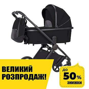 Універсальна коляска 2в1 CARRELLO Ultimo CRL-6518 Sable Black Чорна Акція до 30.11