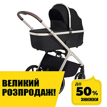 Коляска універсальна 2в1 CARRELLO Vector CRL-6550 Pearl Black Чорна Акція до 30.11
