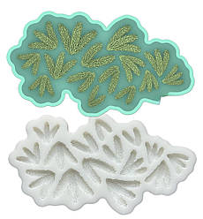 Силіконовий Молд для ГІПСУ та ін "Ялинкові гілочки"
