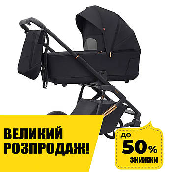 Коляска універсальна 2в1 CARRELLO Sigma CRL-6523 Iridium Black Чорна Акція до 30.11