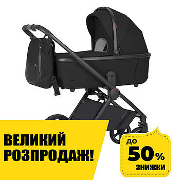 Універсальна коляска 2в1 CARRELLO Ultimo CRL-6528 Sable Black Чорна Акція до 30.11