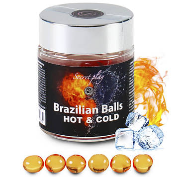 ПОТЕРТА БАНКА! Великий набір бразильських кульок 6 HOT&COLD EFFECT BRAZILIAN BALLS JA