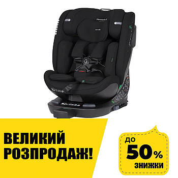 Автокрісло CARRELLO Meteorit F (i-Size 40-150см ISOFIX, поворот, опорна стійка) CRL-15101 Midnight Black Акція до 30.11