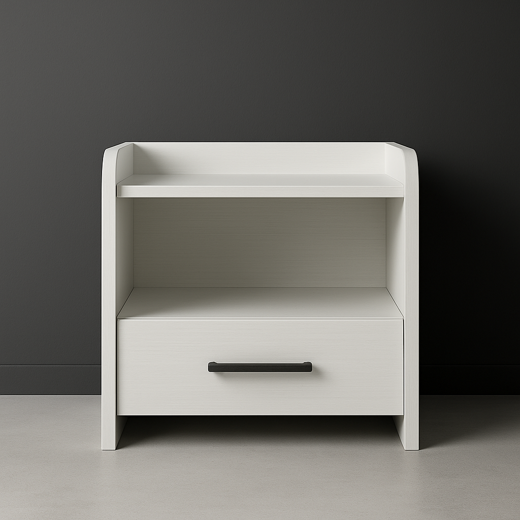 Тумба приліжкова компактна Еверест Т-1 Німфея Альба 40 см × 40 см × 40 см, фото 1