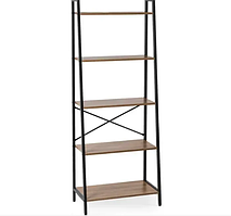 Підлоговий стелаж для книг метал дизайн 164х64х34 см Металеві стелажі для дому