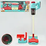 Пилосос HJ 610 підсвічування, 3 насадки, підставка, фото 3