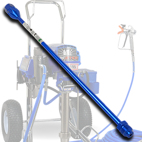 Подовжувач для безповітряного фарбувального пістолета Profter 50 см (вудочка для фарбування) Blue