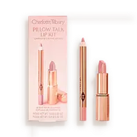Набір для губ Charlotte Tilbury Mini Pillow Talk Lipstick & Liner Set | Помада і Олівчик - Pillow Talk