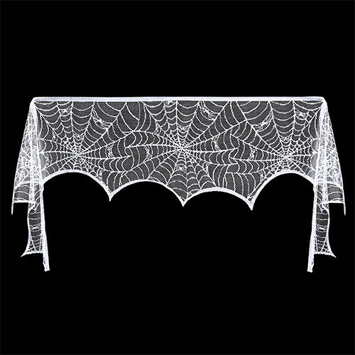 Декор на Хелловін тканина 1 штука 46 на 244 см білий, фото 1