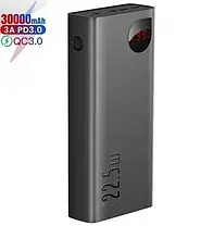 Батарея універсальна Power Bank Baseuse Adaman Metal 20000mA 22.5W black, фото 5