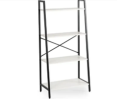 Підлоговий стелаж для книг метал дизайн 131х64х34 см Металеві стелажі для дому