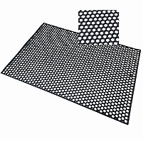 Килимок придверний гумовий 96*140*1 см (9,5 кг) "СОТА" брудозахисний, Сота