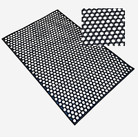 Килимок придверний гумовий 80*120*1 см (6 кг) "СОТА" брудозахисний, Сота