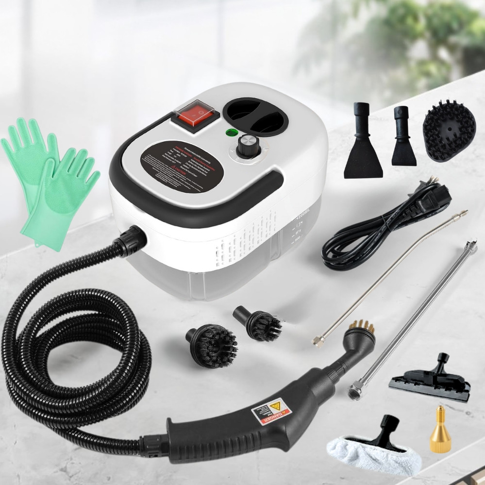 Пароочисник багатофункціональний з насадками Steam Cleaner 2500Вт універсальний ручний для дому, фото 1
