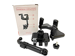 Автомобільний тримач для телефону, навігатора на дзеркало заднього виду з обертанням на 360°