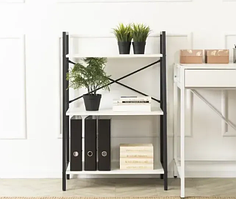 Домашній стелаж стійка для дому 97х64х31 см Легкий металевий стелаж для дому