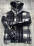 Кофта фліс на блискавці в карту з капюшоном, фото 9