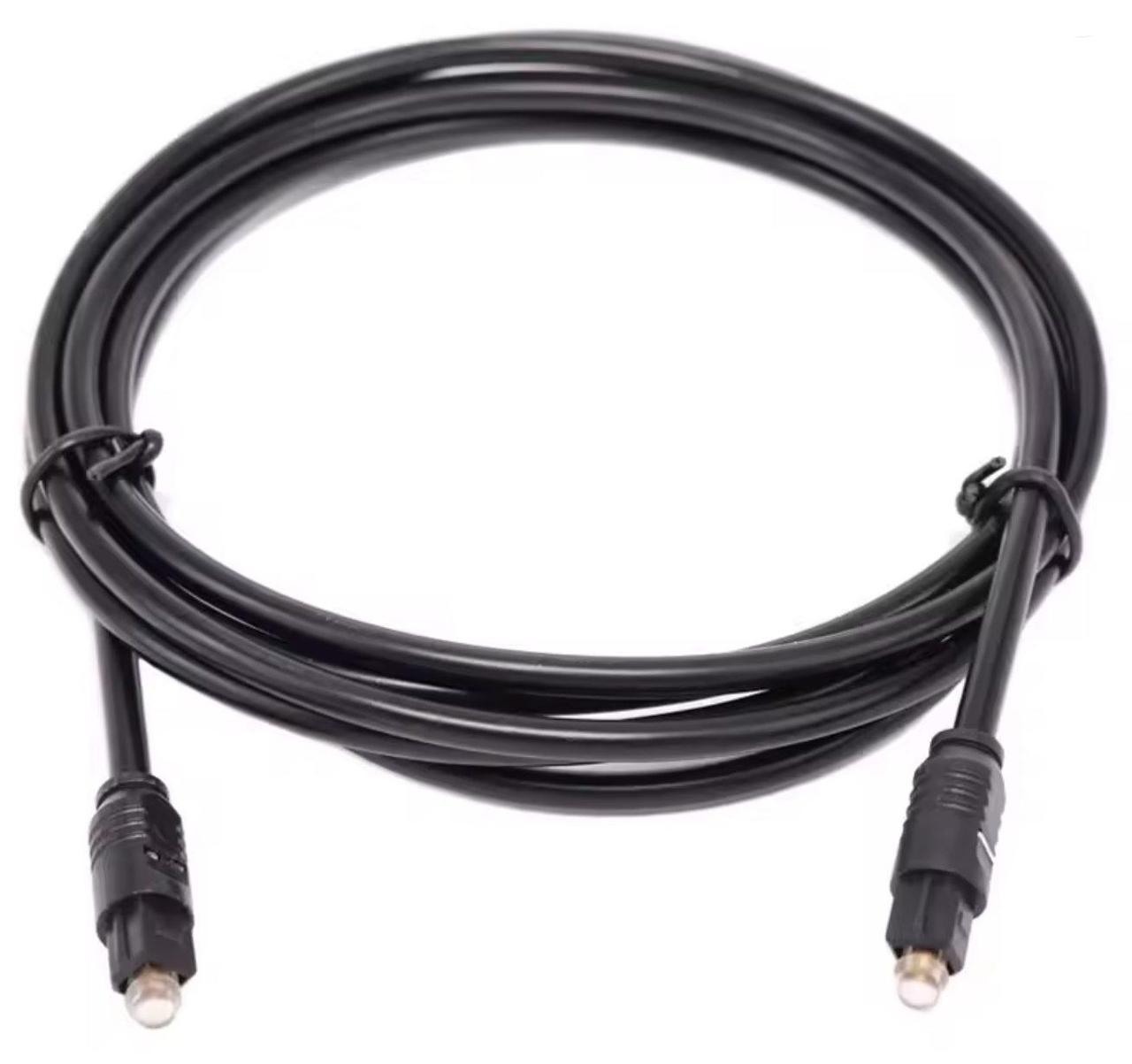 Оптичний аудіокабель SPDIF OD4.0, Toslink–Toslink, 5.1-канальний, чорний - 5 м