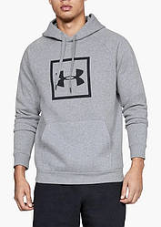 Чоловіче худі Under Armour сіре толстовка з капюшоном кофта Андер армор