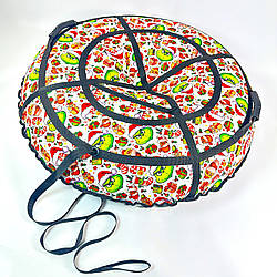 Ватрушка для снігу “Grinch” 120 см — надувні санки, тюбінг з камерою, ідеальний подарунок на зиму