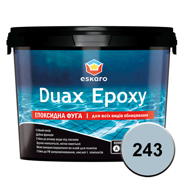Затирка ESKARO Duax Ероху №243 (грей), 2 кг