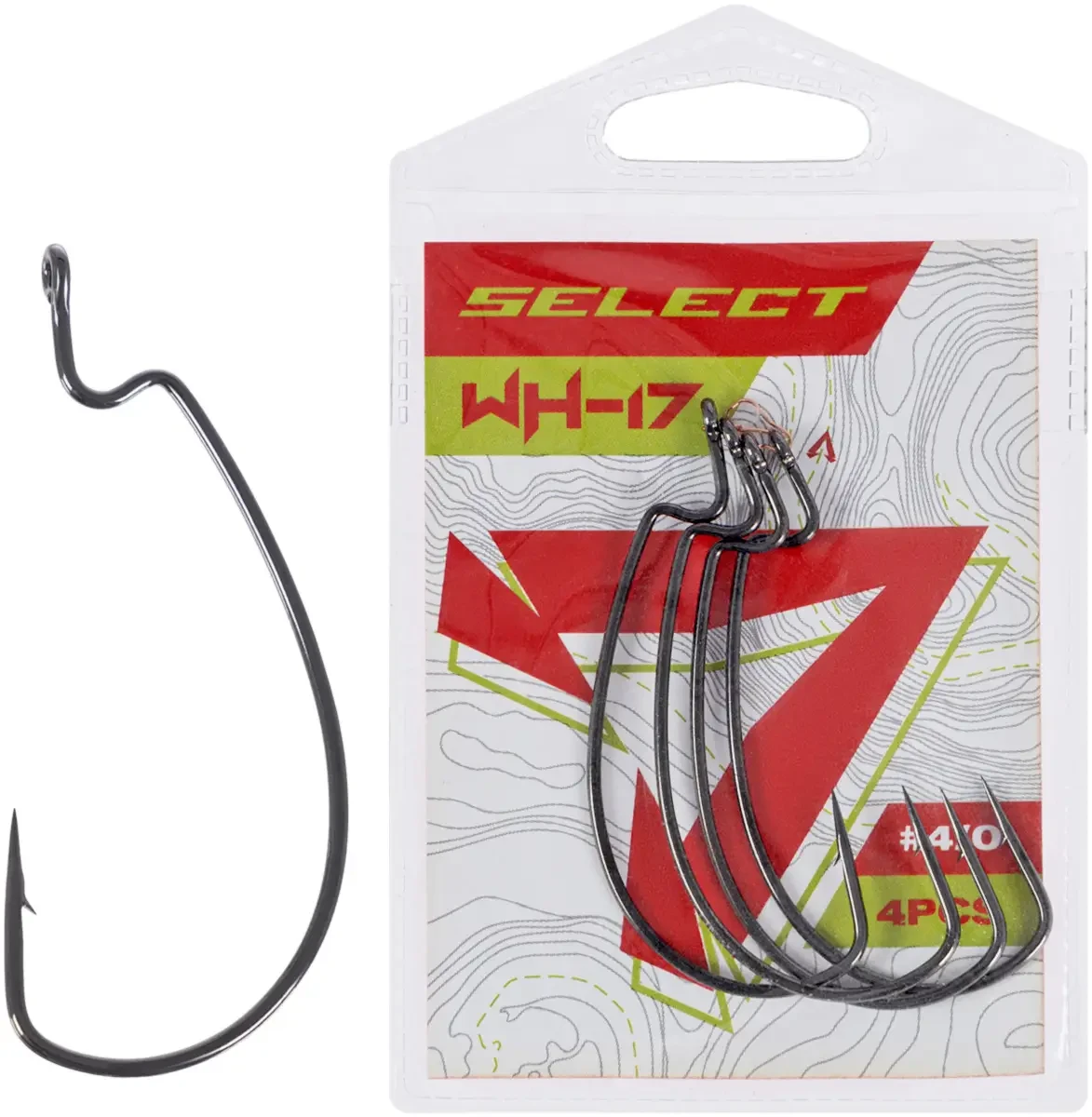 Гачок Select WH-17 #4/0 (4 шт/уп)