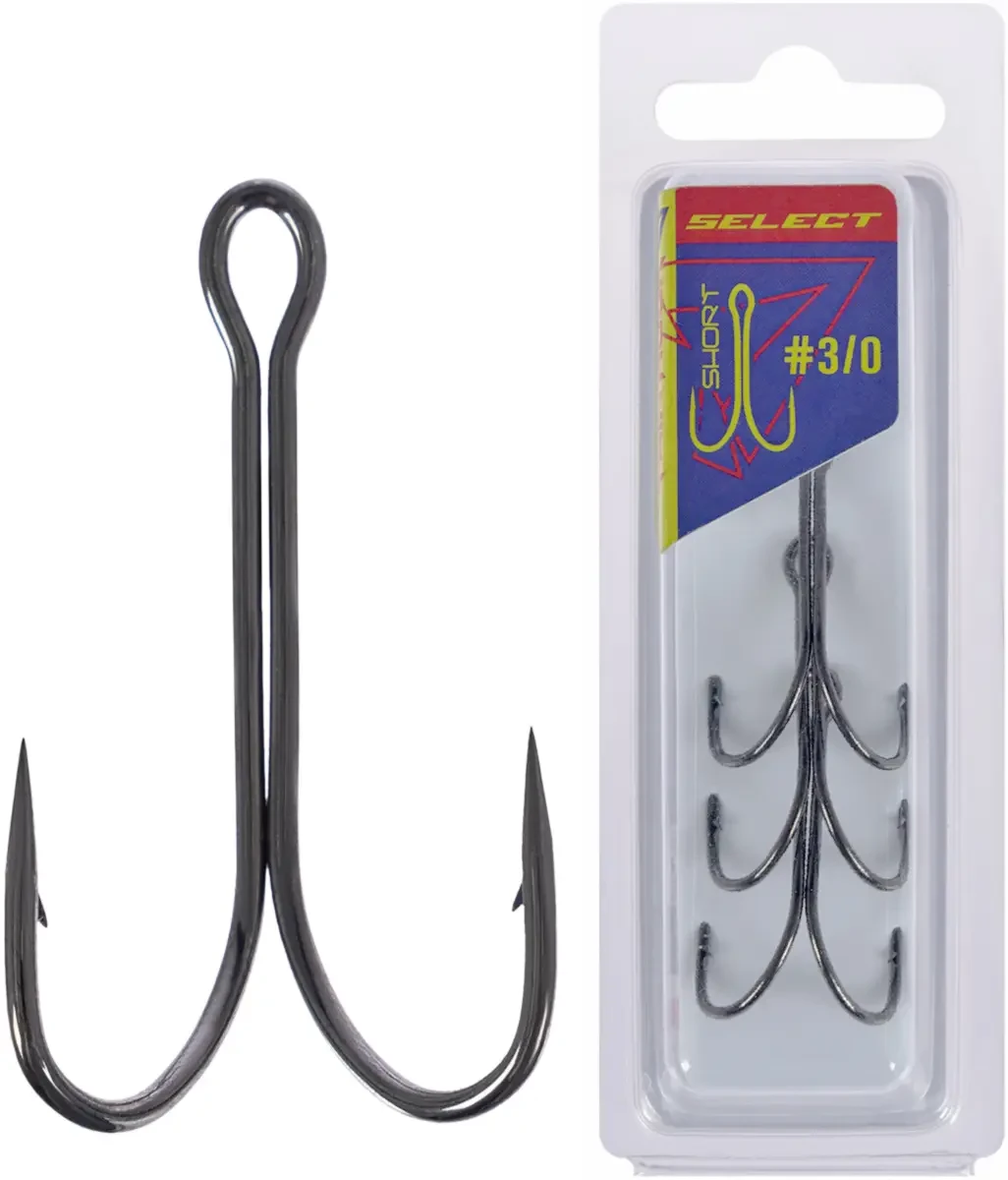 Двійник Select TWH-22S Twin Short #3/0 (3 шт/уп)