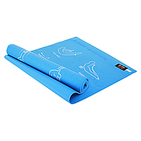 Коврик для фітнесу та спорту PVC BODY SCULPTURE BJBB-8300G5BL-R Синій