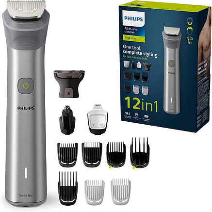 Машинка для стрижки + тример Philips Multigroom Series 5000 MG5950/15, фото 2